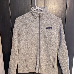 Patagonia Better Sweater Light Gray Fleece Full-Zip Jacket